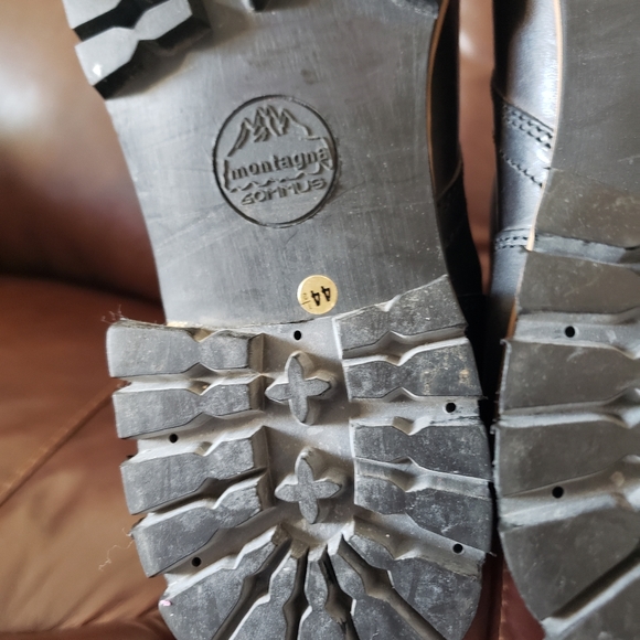 Men Replay Leather Pull Up Biker Boots - Picture 4 of 14